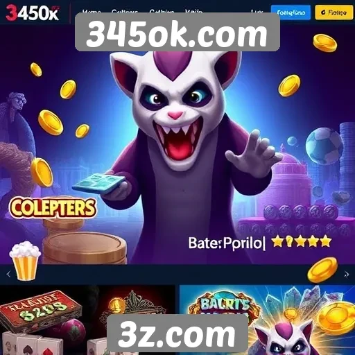 Evolução dos jogos disponíveis em 345ok